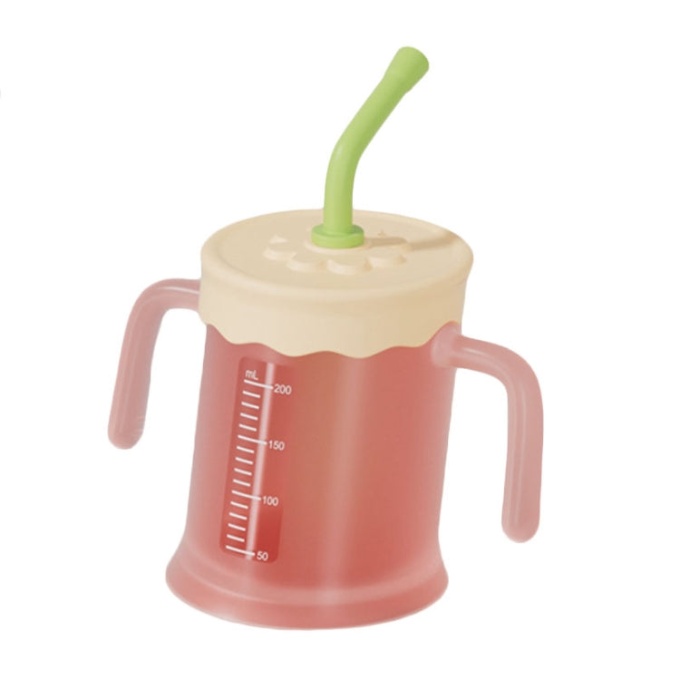 Baby Drink Cup Slant Mouth Mug Children Drinking Straw Water Cup