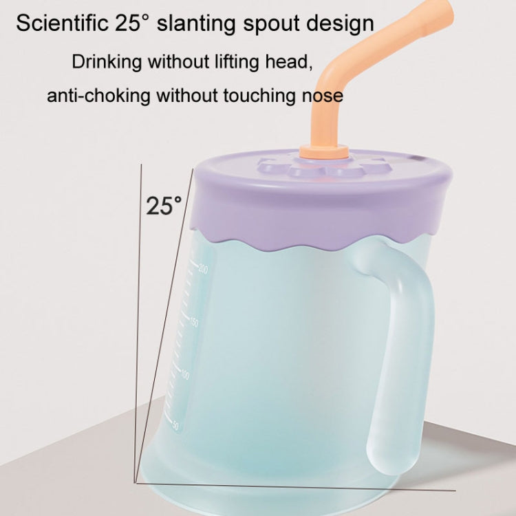 Baby Drink Cup Slant Mouth Mug Children Drinking Straw Water Cup