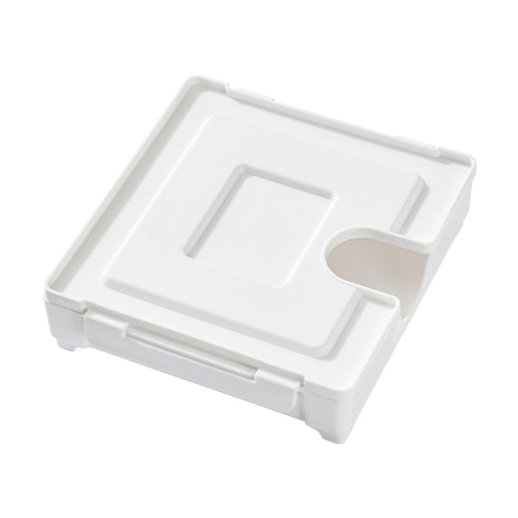 Magnetic Coffee Filter Organizer Refrigerator Coffee Machine Filter Holder - White