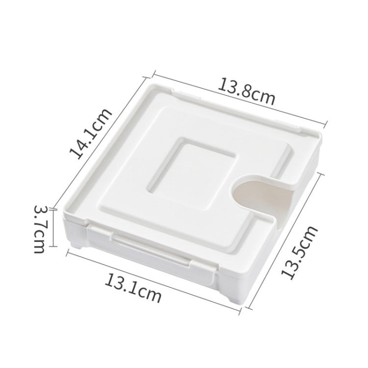 Magnetic Coffee Filter Organizer Refrigerator Coffee Machine Filter Holder - White