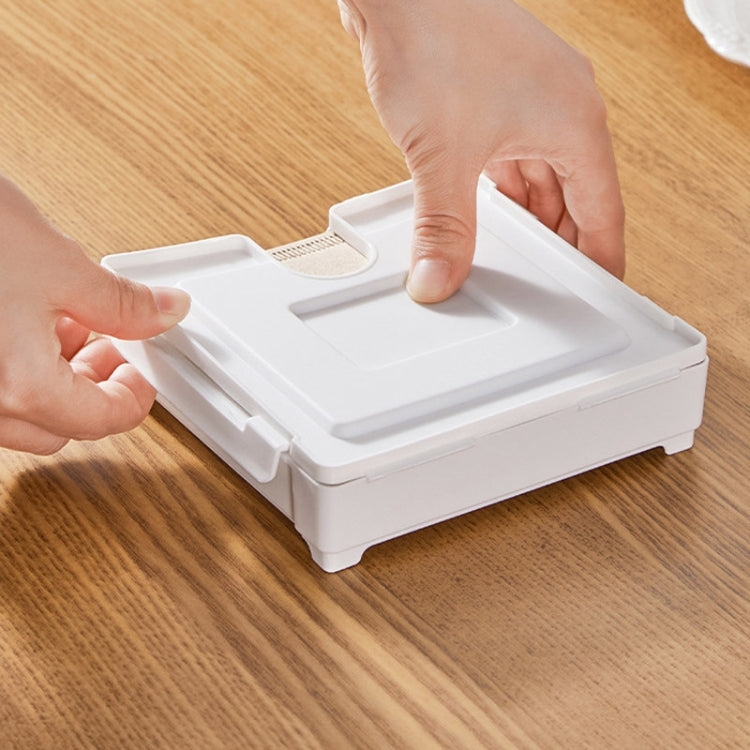 Magnetic Coffee Filter Organizer Refrigerator Coffee Machine Filter Holder - White
