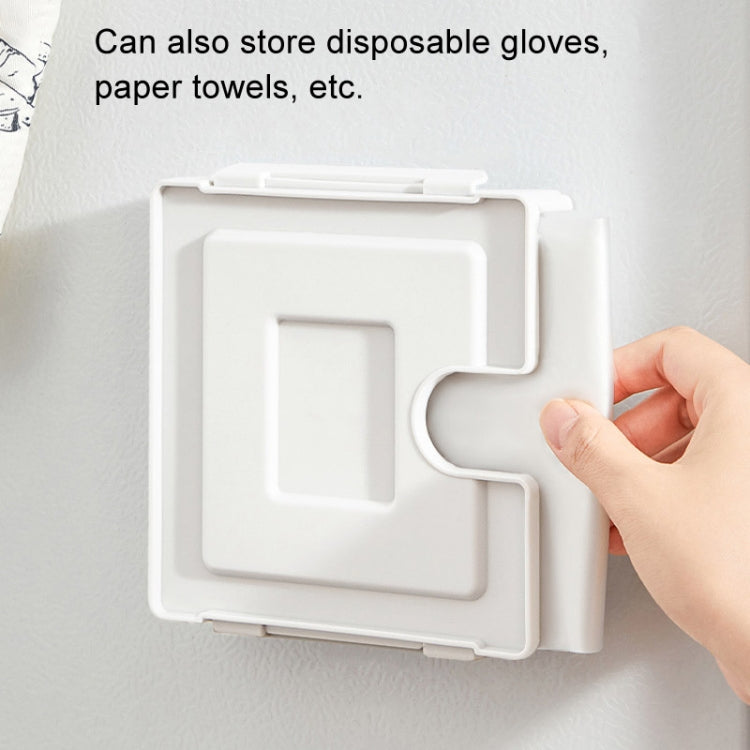 Magnetic Coffee Filter Organizer Refrigerator Coffee Machine Filter Holder - White
