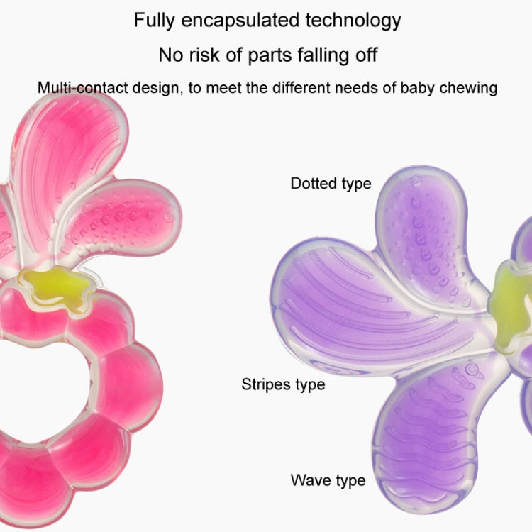 Baby Food-Grade Silicone Grape Teether Toddler Teething Sticks Fruit Silicone Nibbles, Color: Purple
