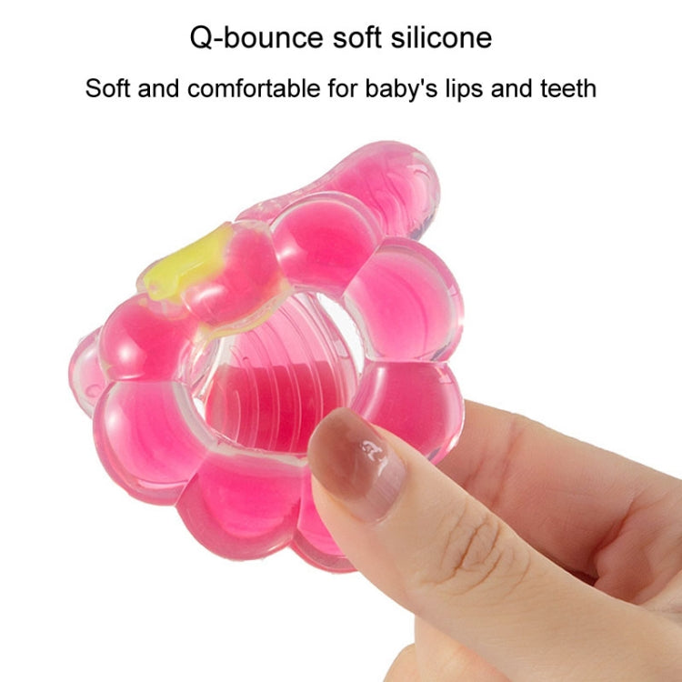 Baby Food-Grade Silicone Grape Teether Toddler Teething Sticks Fruit Silicone Nibbles, Color: Purple