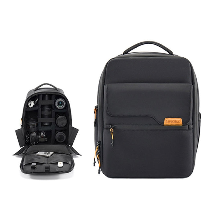 Cwatcun D93 Casual Camera Bag Waterproof Photography Bag - 3.0 Small Black