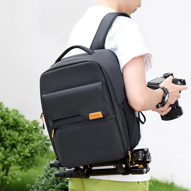 Cwatcun D93 Casual Camera Bag Waterproof Photography Bag - 3.0 Small Black