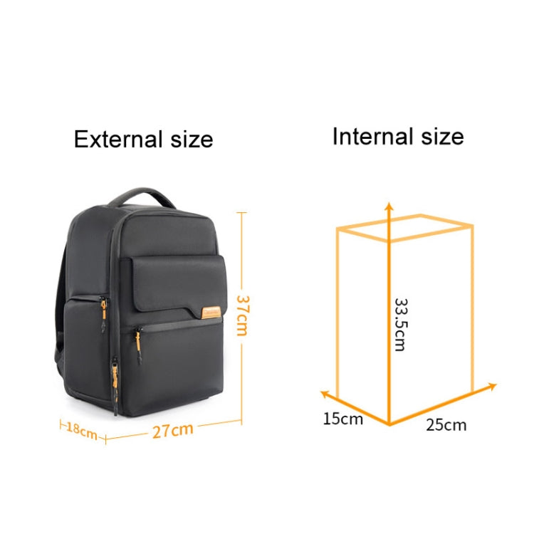 Cwatcun D93 Casual Camera Bag Waterproof Photography Bag - 3.0 Small Black