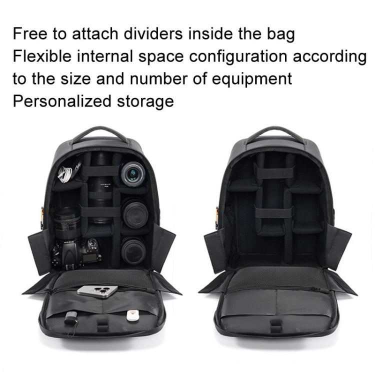 Cwatcun D93 Casual Camera Bag Waterproof Photography Bag - 3.0 Small Black