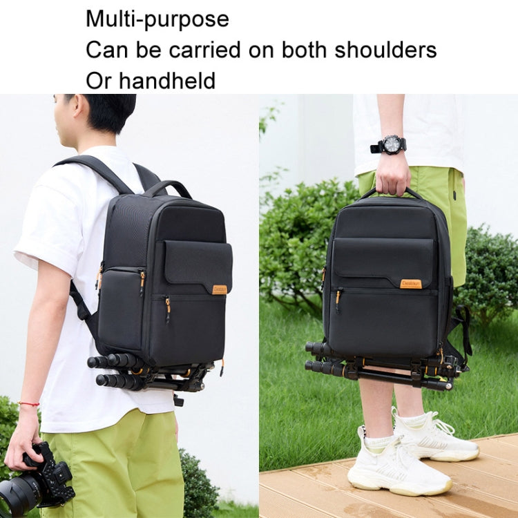 Cwatcun D93 Casual Camera Bag Waterproof Photography Bag - 3.0 Small Black