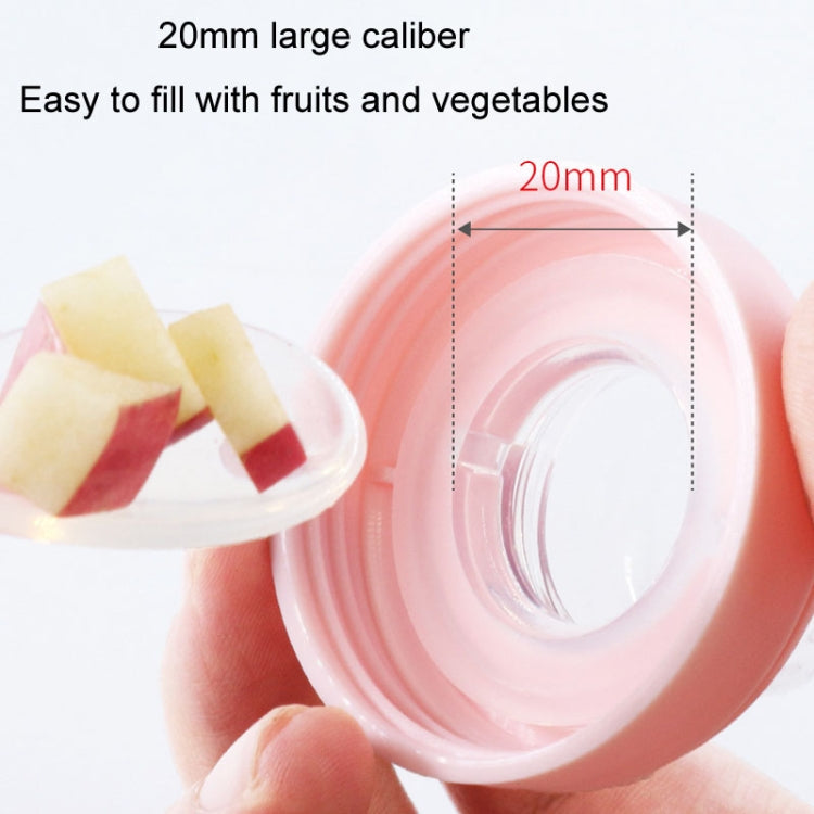 Portable Dual-purpose Baby Food Feeding Spoon Fruit Vegetable Silicone Feeding Pacifier Bottle