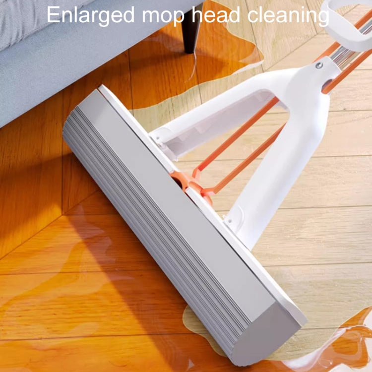 Household Water Absorbent Telescopic Pole Mop Lazy Hands-Free Folding Mop, Style: 35cm+1 Cotton Head Random Color Delivery
