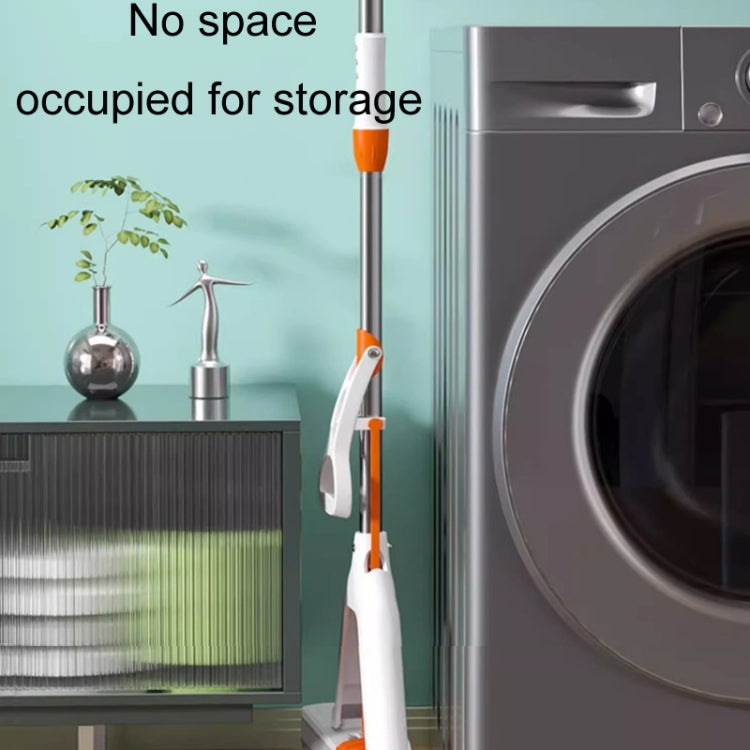 Household Water Absorbent Telescopic Pole Mop Lazy Hands-Free Folding Mop, Style: 28cm+3 Cotton Heads Random Color Delivery