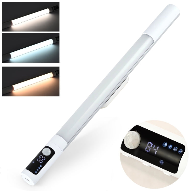 Rechargeable Under Cabinet LED Motion Sensor Night Light with Digital Display 1200mAH