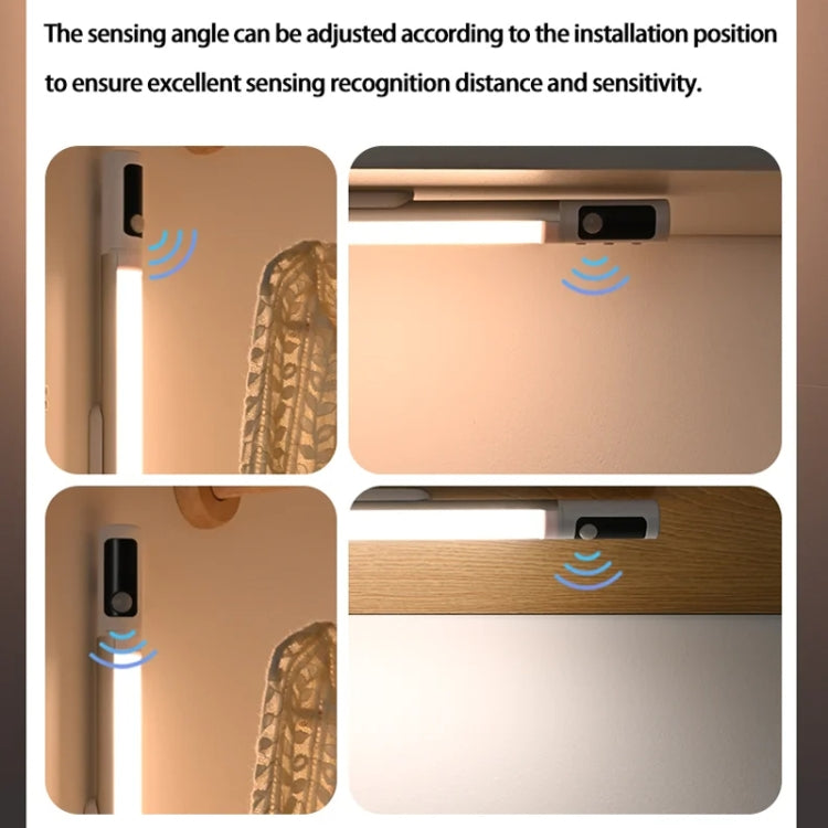 Rechargeable Under Cabinet LED Motion Sensor Night Light with Digital Display 2000mAH