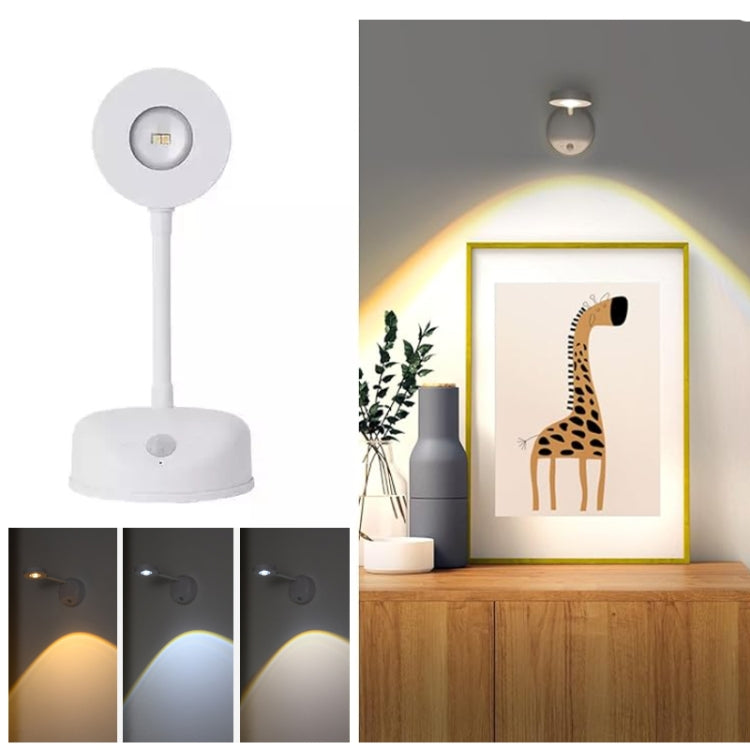 Rechargeable LED Motion Sensor Wireless Spotlight Dimmable Picture Light 1200mAH