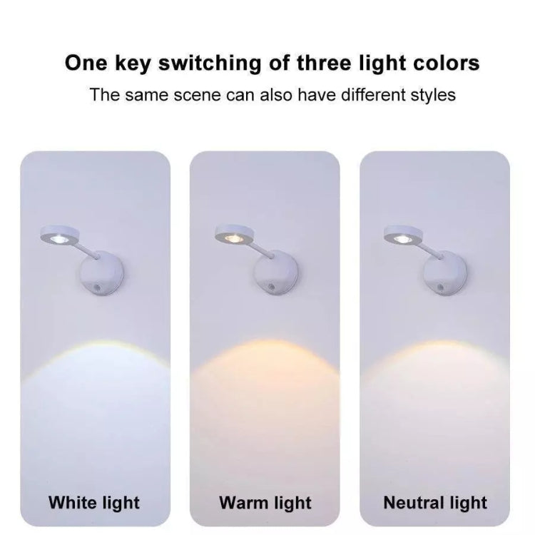 Rechargeable LED Motion Sensor Wireless Spotlight Dimmable Picture Light 2000mAH