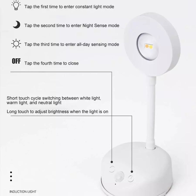 Rechargeable LED Motion Sensor Wireless Spotlight Dimmable Picture Light 1200mAH