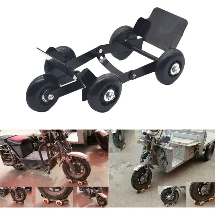 Motorcycle Moving Trailer Device Flat Tire Booster Emergency Electric Vehicle Tractor, Color: Tire Color Random Shipment