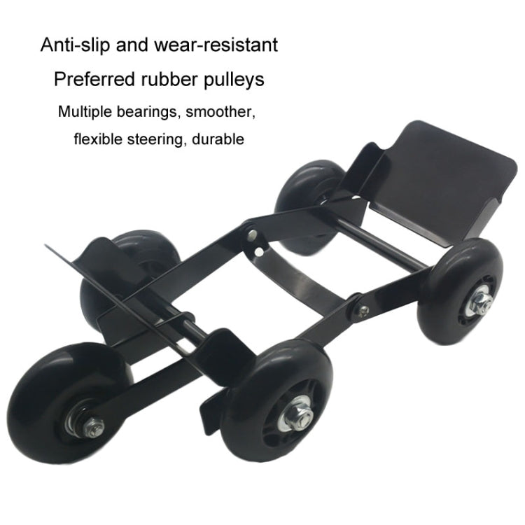Motorcycle Moving Trailer Device Flat Tire Booster Emergency Electric Vehicle Tractor, Color: Tire Color Random Shipment