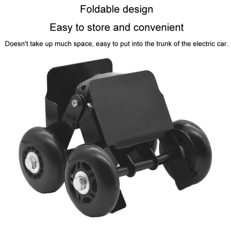 Motorcycle Moving Trailer Device Flat Tire Booster Emergency Electric Vehicle Tractor, Color: Tire Color Random Shipment