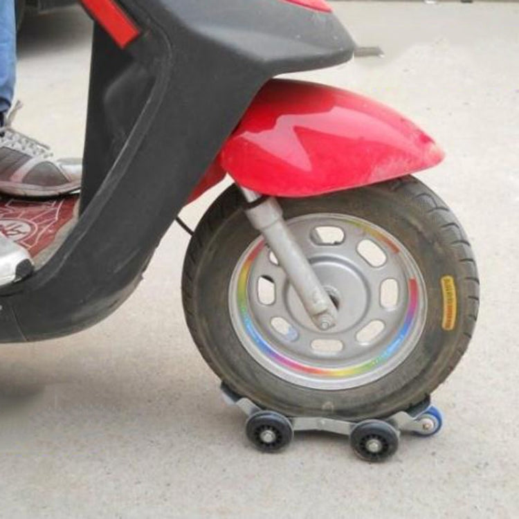 Motorcycle Moving Trailer Device Flat Tire Booster Emergency Electric Vehicle Tractor, Color: Tire Color Random Shipment