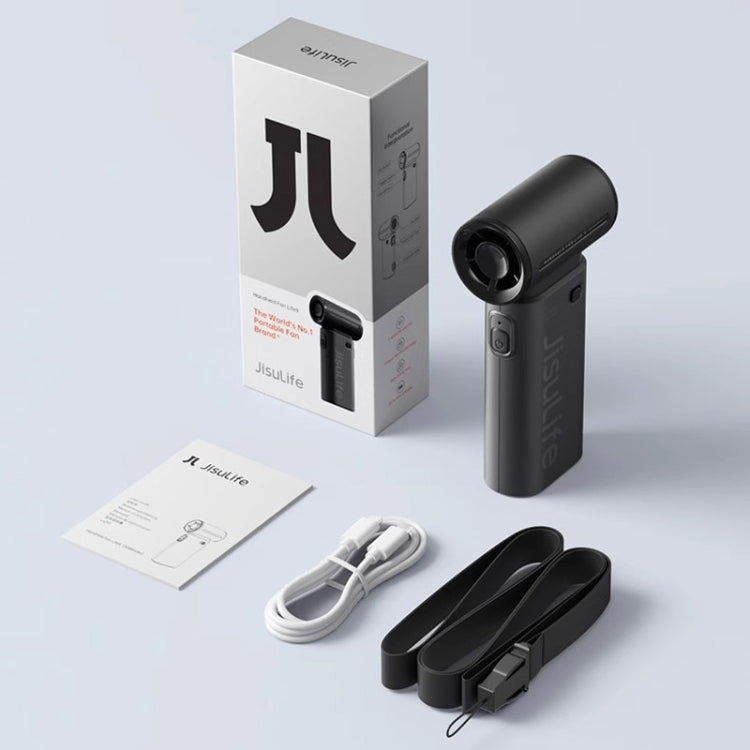 JisuLife Life9 High Speed Handheld Small Fan Mini Portable USB Rechargeable Desktop Cooling Electric Fan, Battery Capacity: 3600mAh