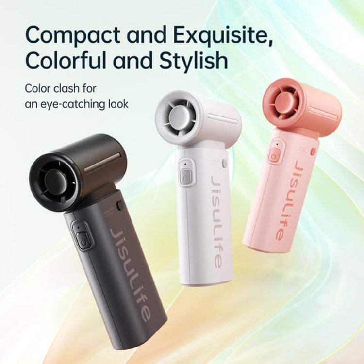 JisuLife Life9 High Speed Handheld Small Fan Mini Portable USB Rechargeable Desktop Cooling Electric Fan, Battery Capacity: 5000mAh