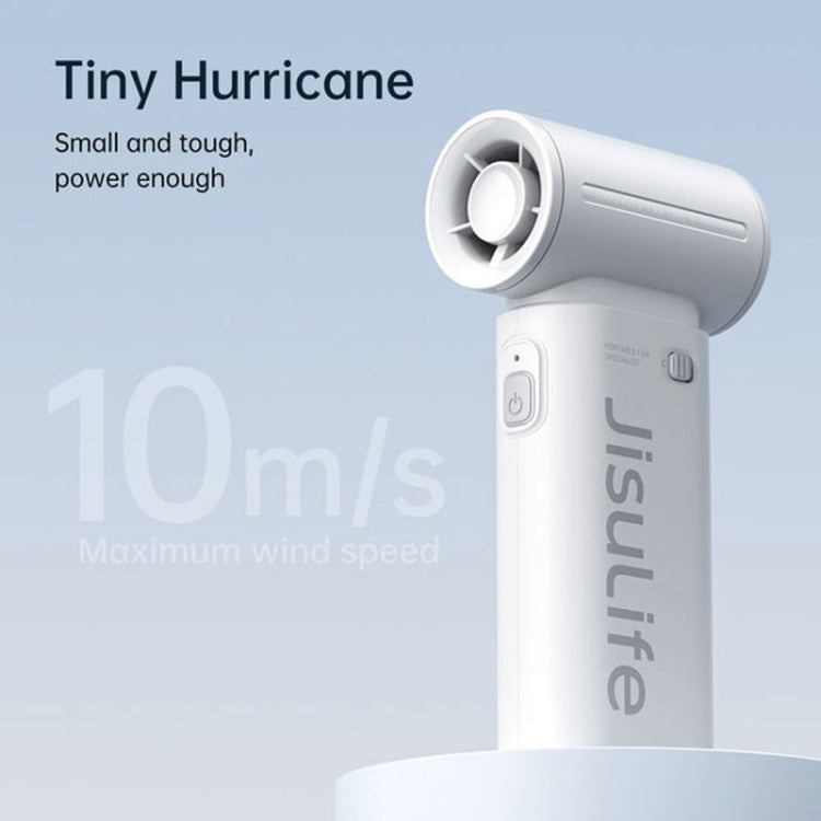 JisuLife Life9 High Speed Handheld Small Fan Mini Portable USB Rechargeable Desktop Cooling Electric Fan, Battery Capacity: 5000mAh