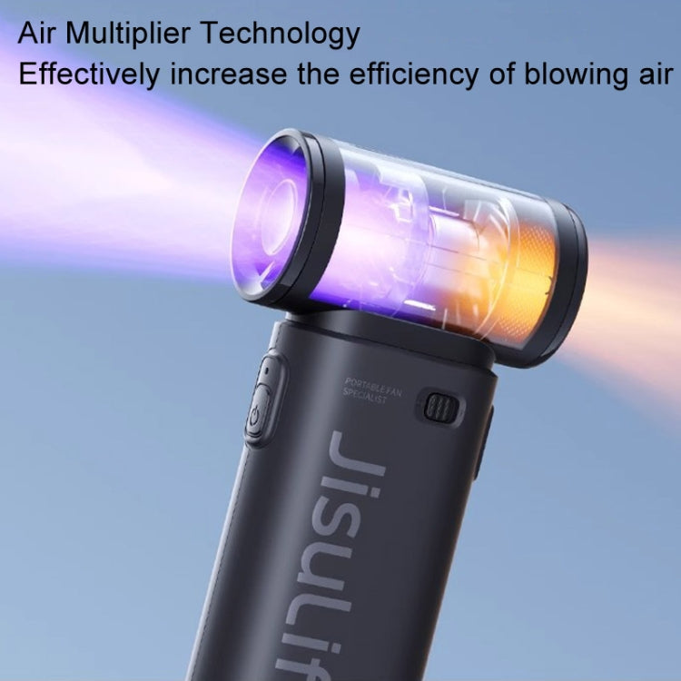 JisuLife Life9 High Speed Handheld Small Fan Mini Portable USB Rechargeable Desktop Cooling Electric Fan, Battery Capacity: 5000mAh