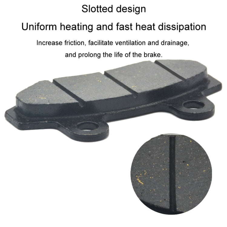 2pcs /Pair Motorcycle TBT Brake Pads Electric Vehicle Disc Brake Pads Battery Car Parts Dual Pump CBX Brake Pads