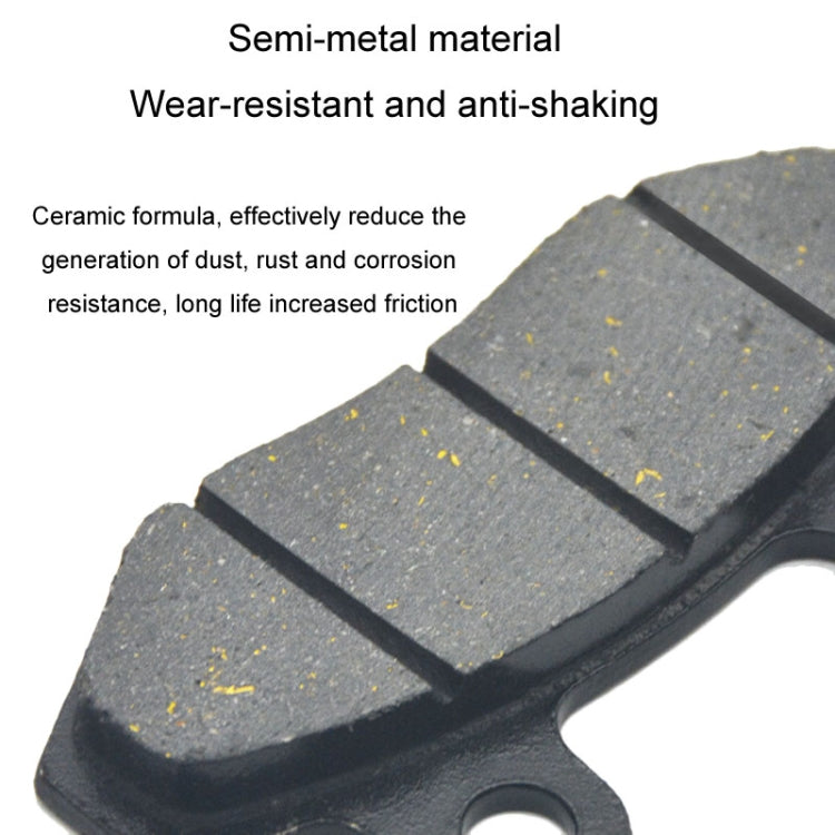 2pcs /Pair Motorcycle TBT Brake Pads Electric Vehicle Disc Brake Pads Battery Car Parts Dual Pump CBX Brake Pads