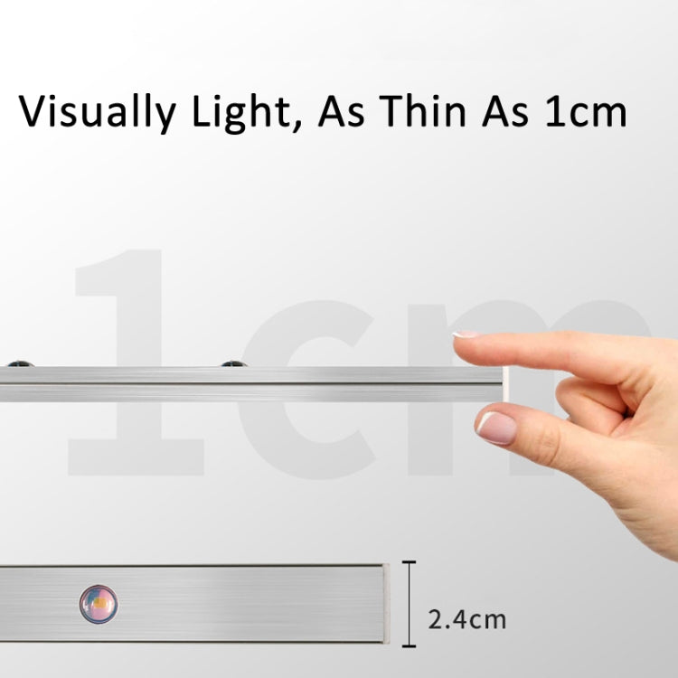 30cm 220V CN Plug Wardrobe Cabinet Lamp LED Light Bar With Button Switch