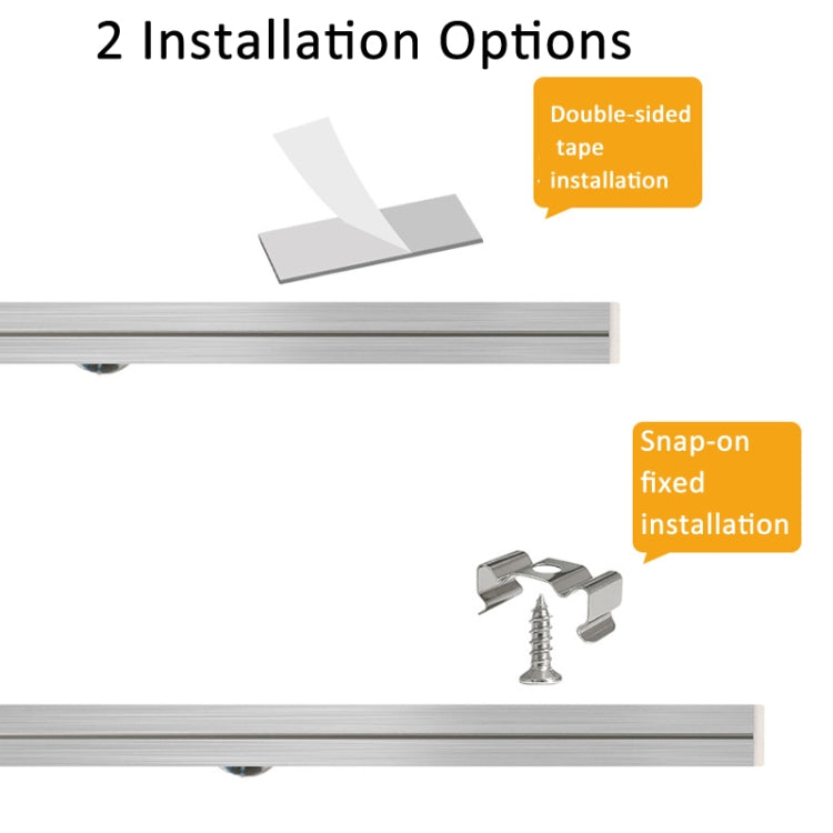 60cm 220V CN Plug Wardrobe Cabinet Lamp LED Light Bar With Button Switch