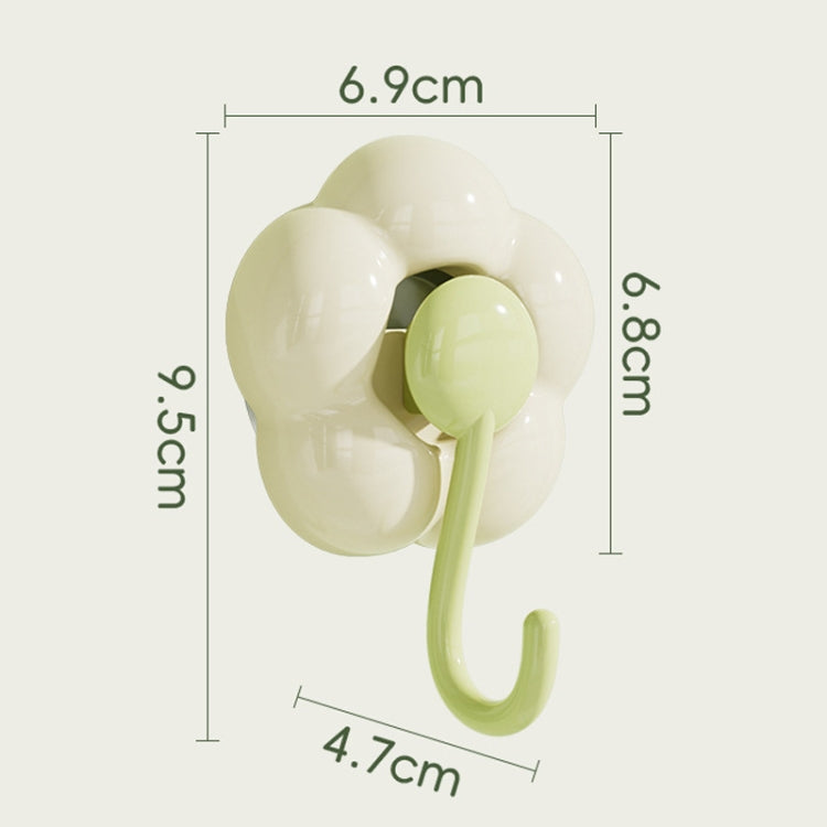 Household Suction Cup Flower Hook Bathroom Vacuum Sticky Hooks Without Punch Hole