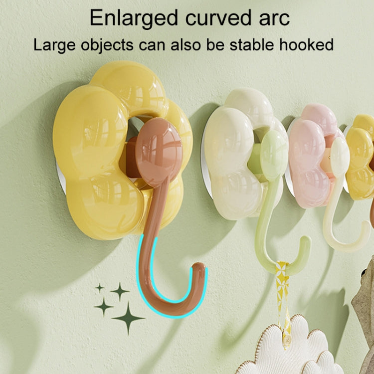 Household Suction Cup Flower Hook Bathroom Vacuum Sticky Hooks Without Punch Hole