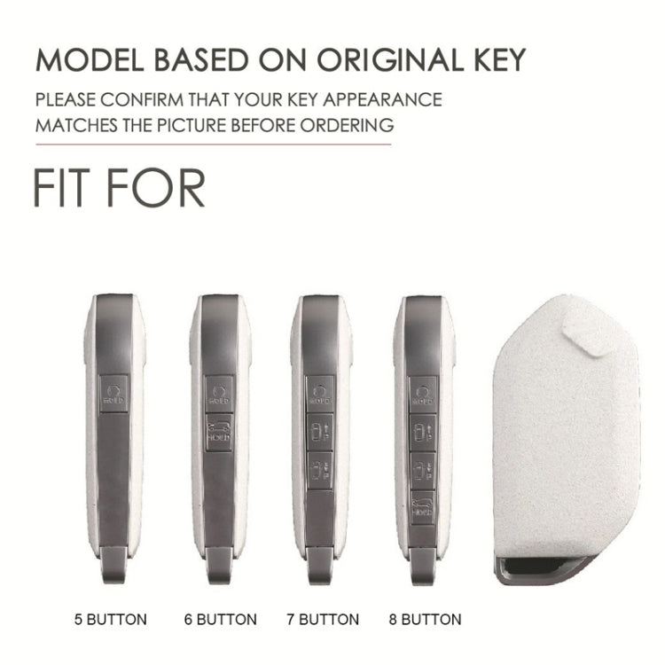 For Kia 2024 Hallmo Car Key Protective Cover, Color: 6 Keys Black