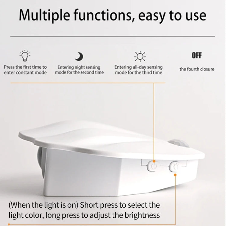 Magnetic Motion Sensor Wall Lamp Rechargeable LED House Number Light SE Version 500mAh