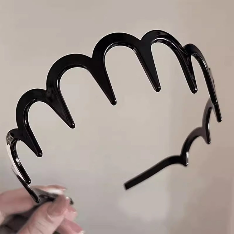 Dual Purpose Chopped Hair Wave Hair Bands With Teeth