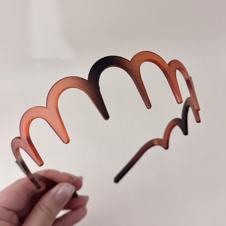 Dual Purpose Chopped Hair Wave Hair Bands With Teeth