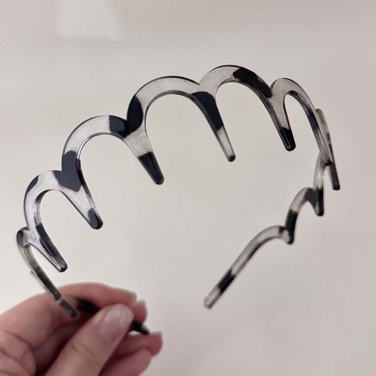 Dual Purpose Chopped Hair Wave Hair Bands With Teeth