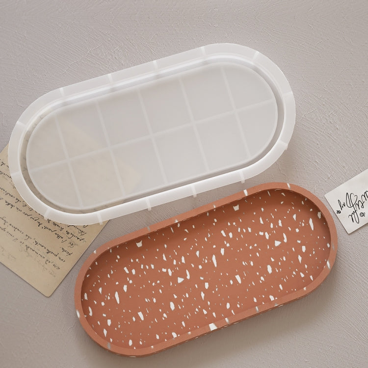 DIY Epoxy Oval Tray Dish Mold Silicone Mold for Flower Pot Base, Spec: 004