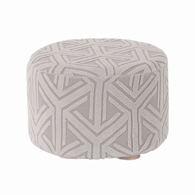 Stretch Universal All-Inclusive Stool Cover Household Seat Dust-Proof Protector, Style: Round Gray