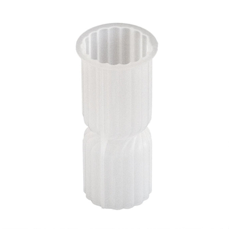 DIY Geometric Cylinder Vertical Stripe Candle Silicone Mold Resin Ornaments Mold, Spec: 003