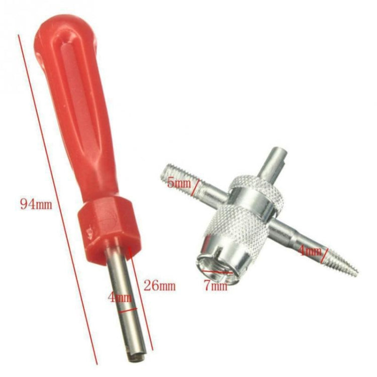 3pcs /Set Tire Valve Installation Repair Removal Wrench Tools