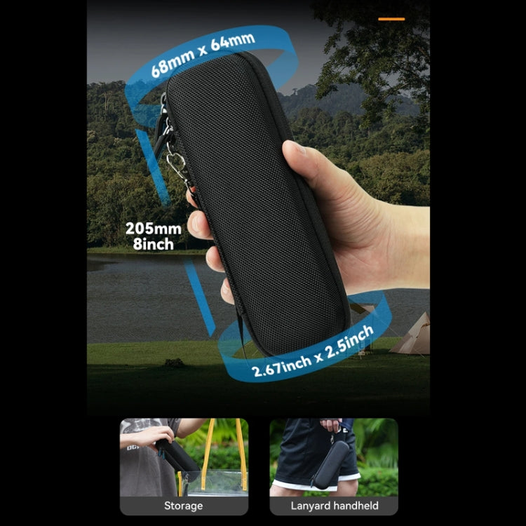 For DJI Osmo Pocket 3 Camera TELESIN Portable Carrying Bag Storage Case - Black