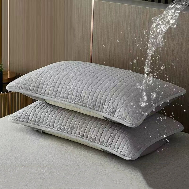 48cm x 74cm 1pair Household Anti-Sweat And Dirt-Insulating Cotton Pillowcases