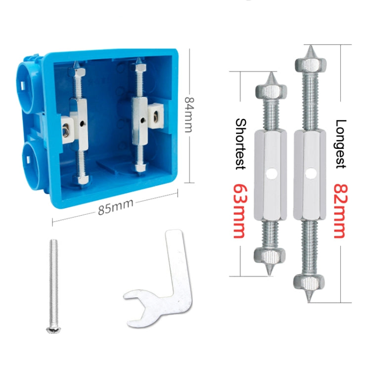 Type 86 10pcs Universal Wire Concealed Box Repairer Switch Socket Base Box Repair Support Rod Fixing Tool