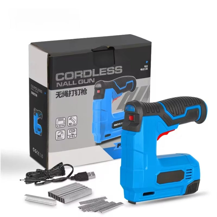 MOYI Home Portable Wireless Electric Nail Woodworking Tools - Blue