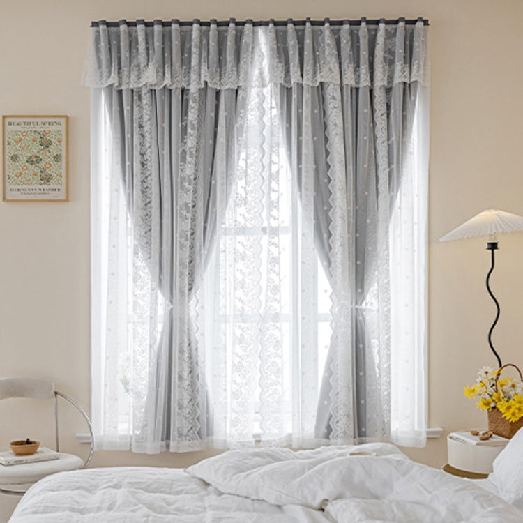 2 x 1.8m Sticky No-Punch Installation Bedroom Balcony High Blackout Self-Adhesive Curtains