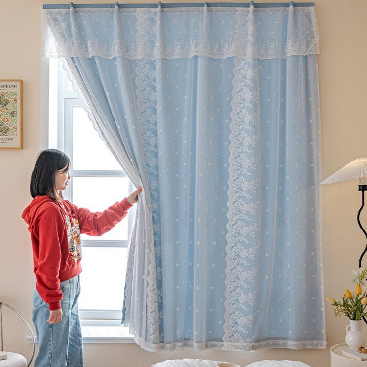 2 x 1.8m Sticky No-Punch Installation Bedroom Balcony High Blackout Self-Adhesive Curtains